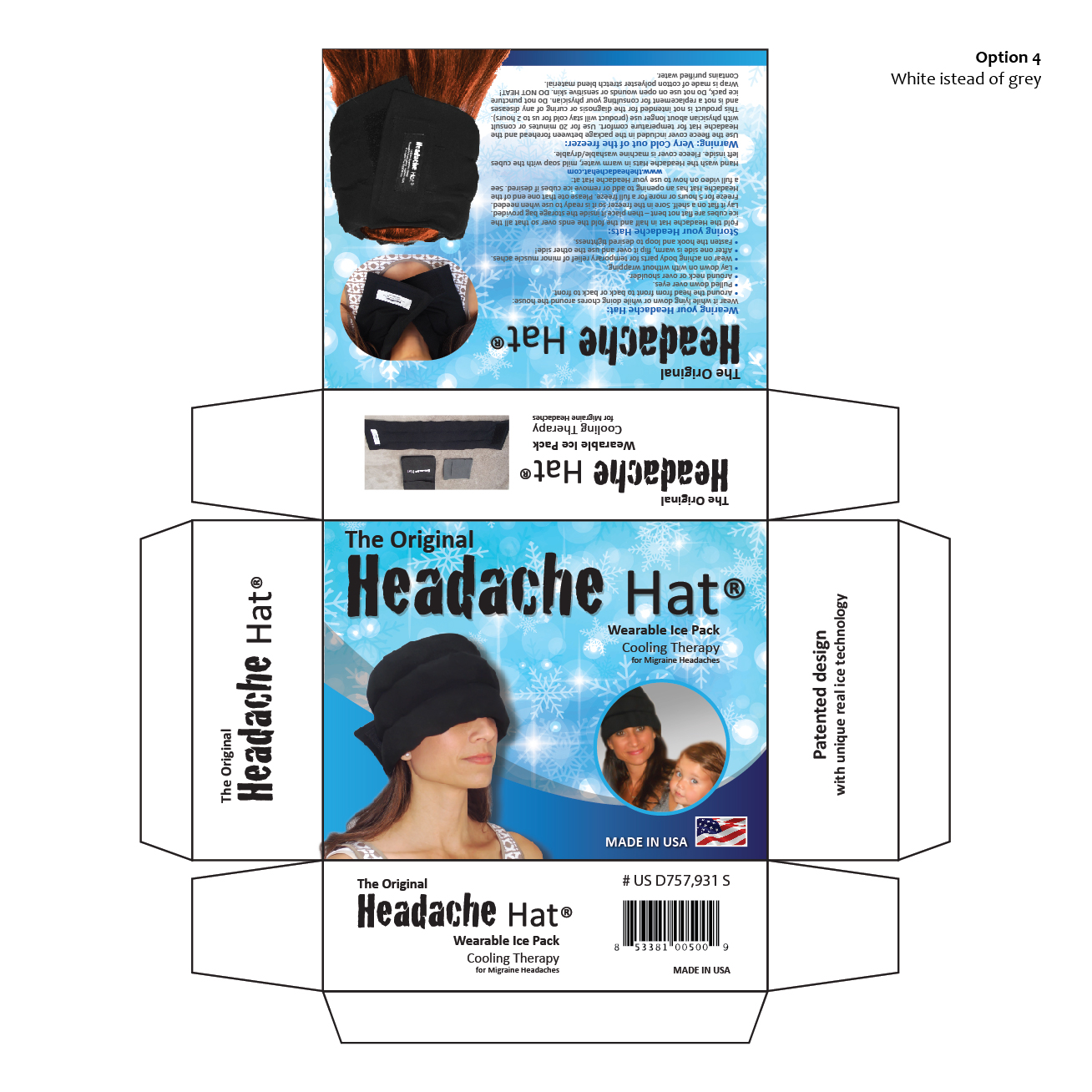 Diseño de Empaque por AccuSource para Weight Loss Image & Lifestyle, LLC (DBA Headache Hat) | Diseño #12887442