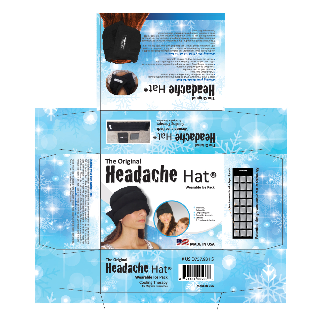 Diseño de Empaque por AccuSource para Weight Loss Image & Lifestyle, LLC (DBA Headache Hat) | Diseño #12954209