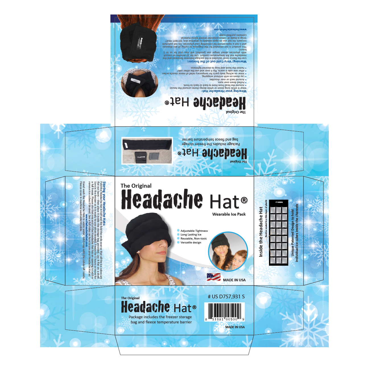 Verpackungs-Design von AccuSource für Weight Loss Image & Lifestyle, LLC (DBA Headache Hat) | Design #12974109