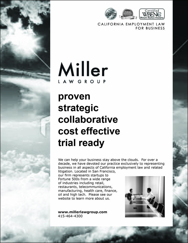 Design Publicitaire par J. Saunders Creative pour Miller Law Group | Design #532525