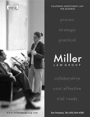 Design Publicitaire par Andreev pour Miller Law Group | Design : #522583