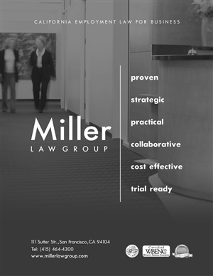 Design Publicitaire par Andreev pour Miller Law Group | Design : #528958