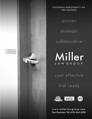 Design Publicitaire par Andreev pour Miller Law Group | Design : #530302