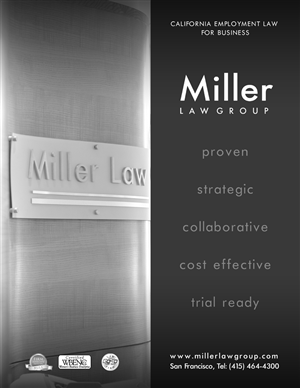 Design Publicitaire par Andreev pour Miller Law Group | Design : #530311