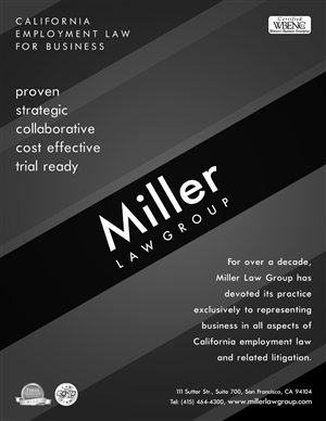 Advertisement Design by Andreev for Miller Law Group | Design: #563257