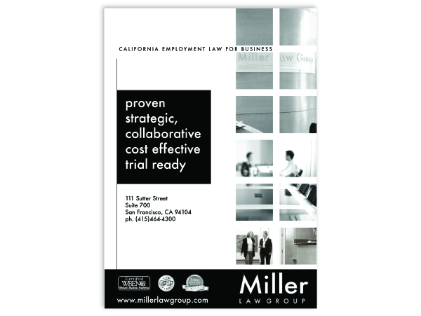 Design Publicitaire par OUT of BOX.d pour Miller Law Group | Design #530512
