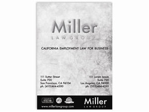 Advertisement Design by OUT of BOX.d for Miller Law Group | Design: #546860