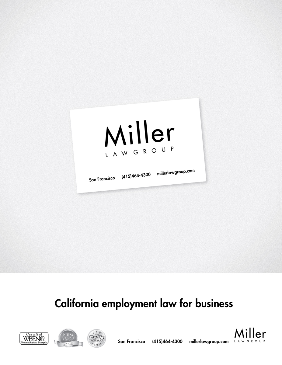 Diseño Publicitario por Lewis para Miller Law Group | Diseño #524114