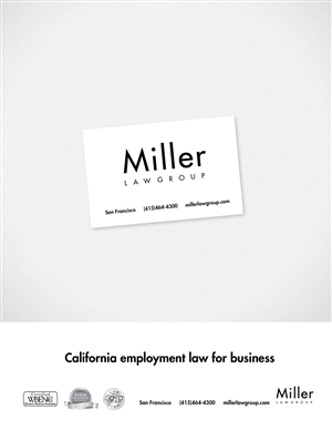 Design Publicitaire par Lewis pour Miller Law Group | Design : #524114