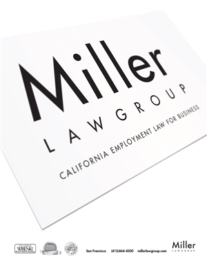 Design Publicitaire par Lewis pour Miller Law Group | Design : #529423