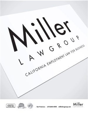 Design Publicitaire par Lewis pour Miller Law Group | Design : #529425
