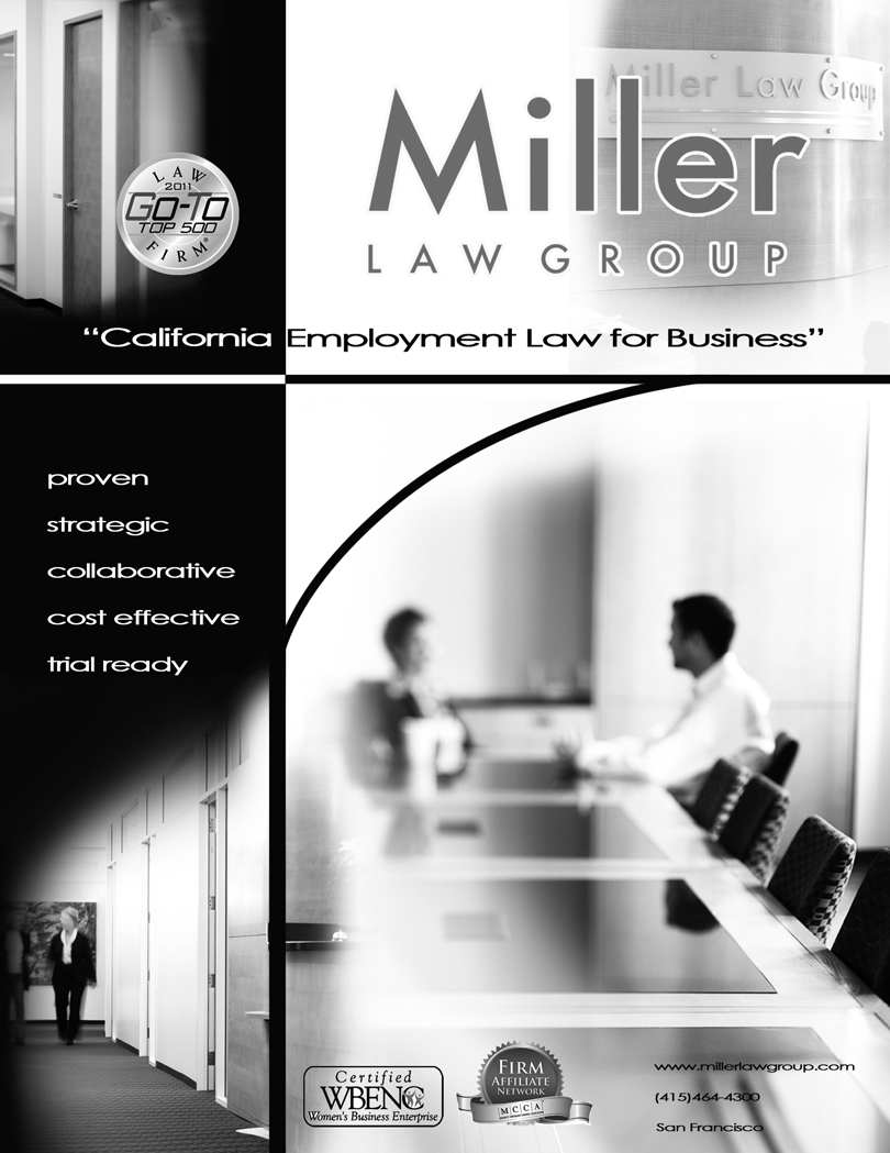 Diseño Publicitario por tarokun para Miller Law Group | Diseño #531391