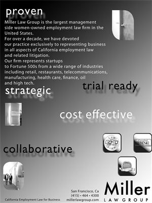Design Publicitaire par XQ Designs pour Miller Law Group | Design : #536147