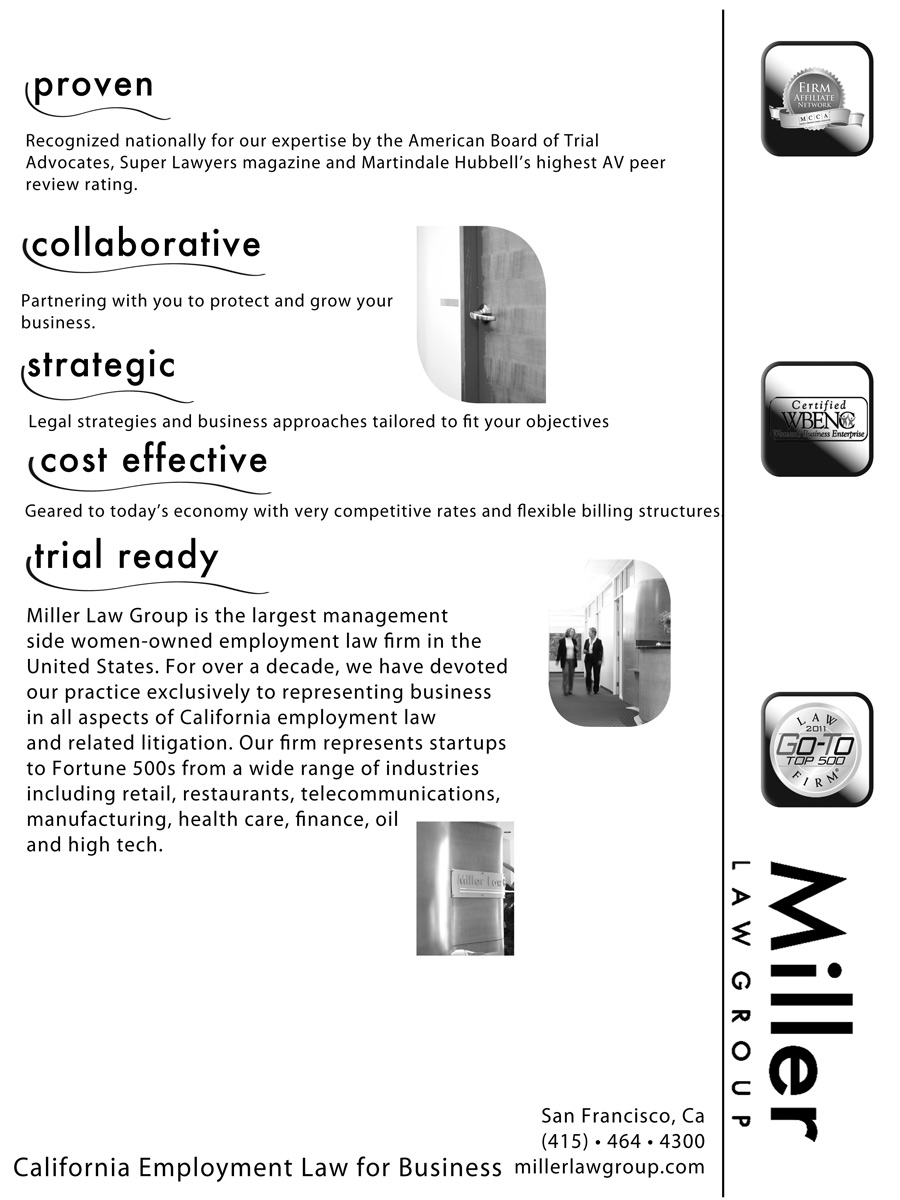 Advertisement Design by XQ Designs for Miller Law Group | Design #536149