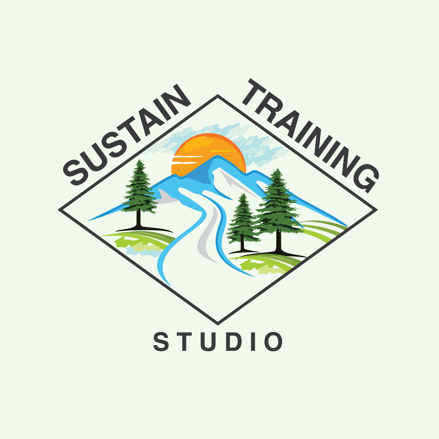 Logo Design by Next Screen Infotech for SUSTAIN TRAINING STUDIO  | Design #12818203