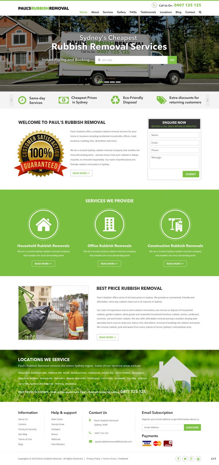 Web Design by pb for this project | Design #12837939