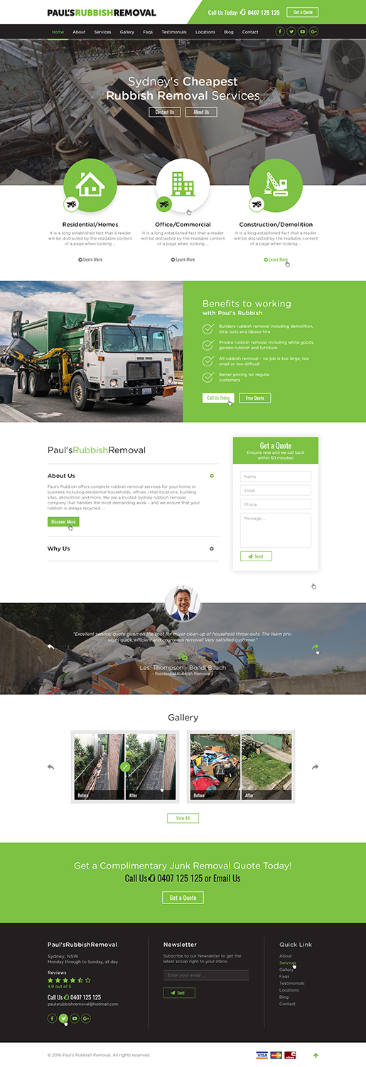Web Design by Ved Web Services for this project | Design #12835169