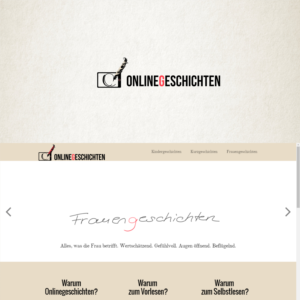 Onlinegeschichten | Logo Design by doarnora
