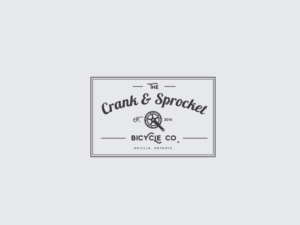 Logo Design by mldtrvs for The Crank & Sprocket Bicycle Co. | Design: #12840591