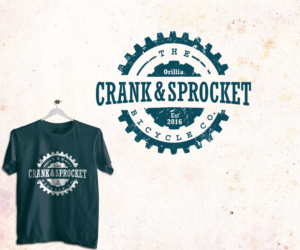The Crank & Sprocket Bicycle Co.  | Diseño de Logo por TRHZ