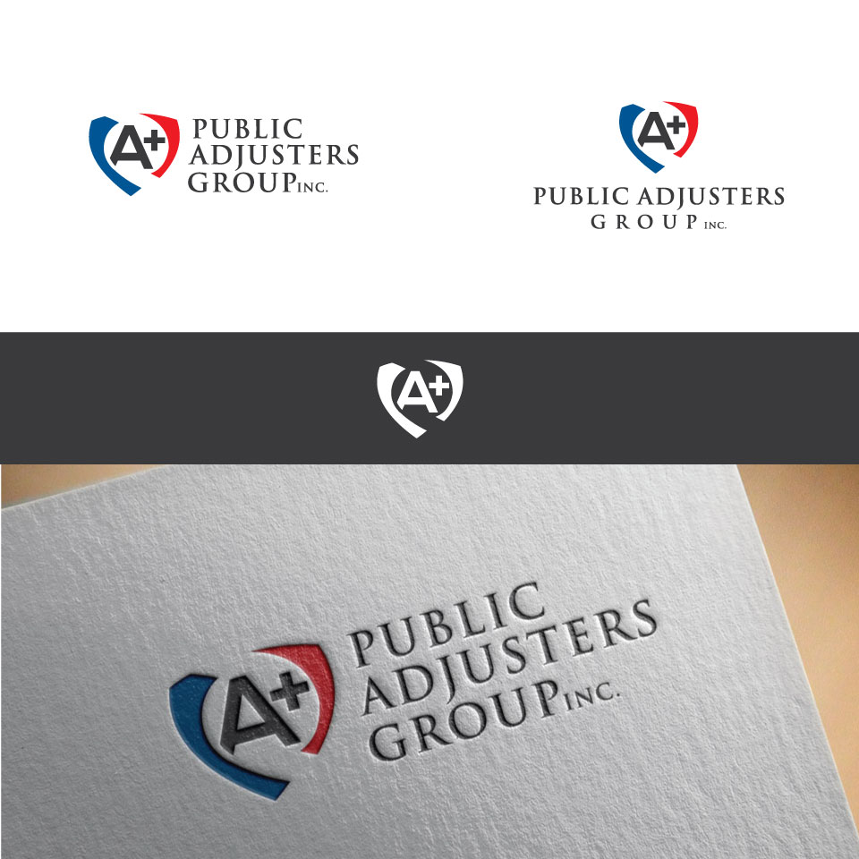 Logo Design by Logoziner for A+Publick Adjusters Group Inc  | Design #12922581