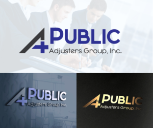 Logo Design by ag04 for A+Publick Adjusters Group Inc  | Design: #12827147