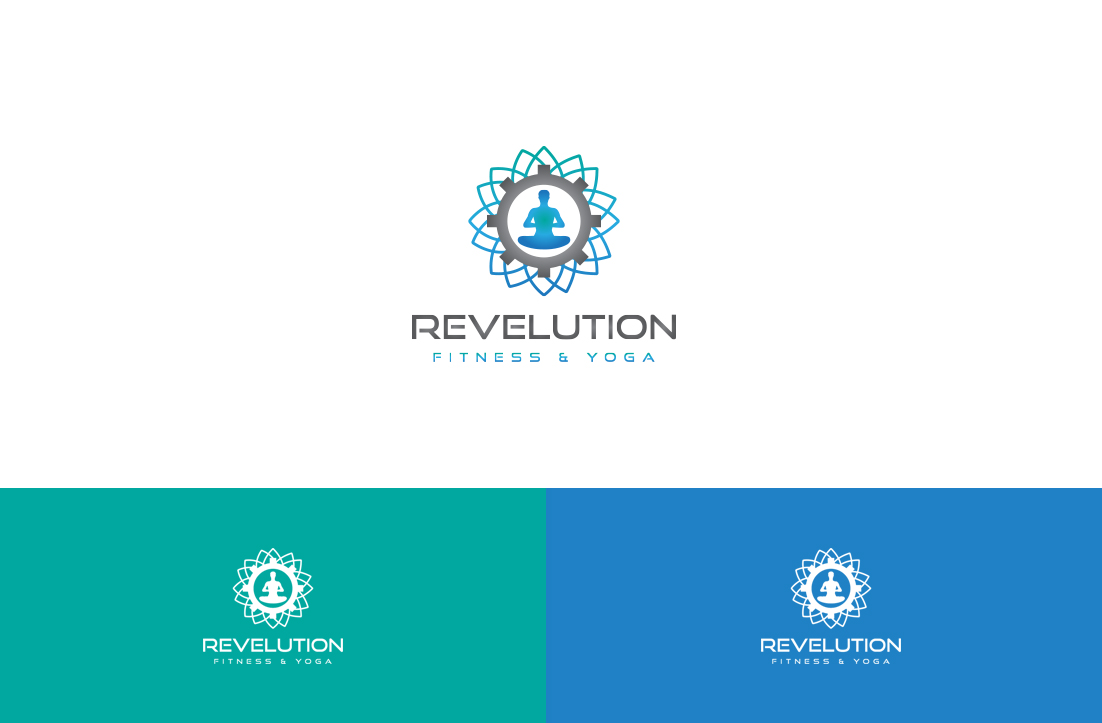 Logo Design by GLDesigns for Revelution Fitness & Yoga | Design #12835288