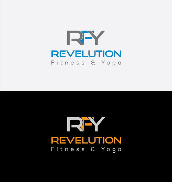 Diseño de Logo por HASANUR para Revelution Fitness & Yoga | Diseño #12827516
