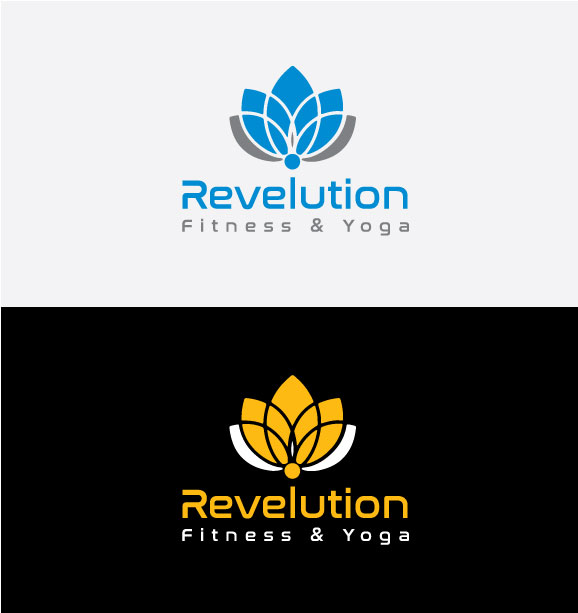 Diseño de Logo por HASANUR para Revelution Fitness & Yoga | Diseño #12827519