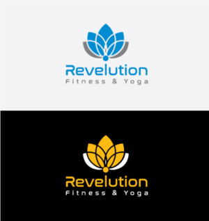 Logo Design by HASANUR for Revelution Fitness & Yoga | Design: #12827519