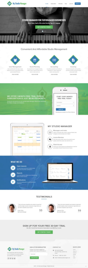 Web Design by pb for PianoMaestro Pty Ltd | Design: #12850050