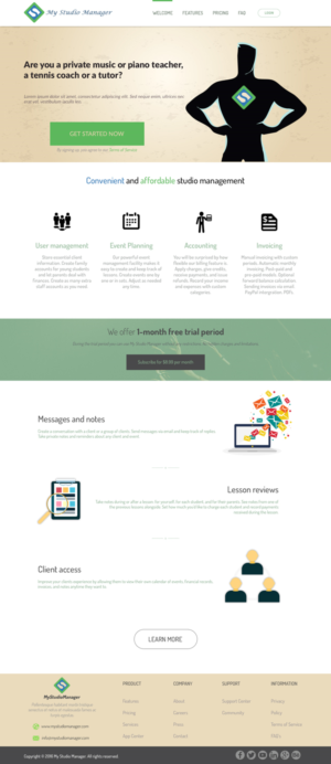 Web Design par Drexen pour PianoMaestro Pty Ltd | Design : #12852759