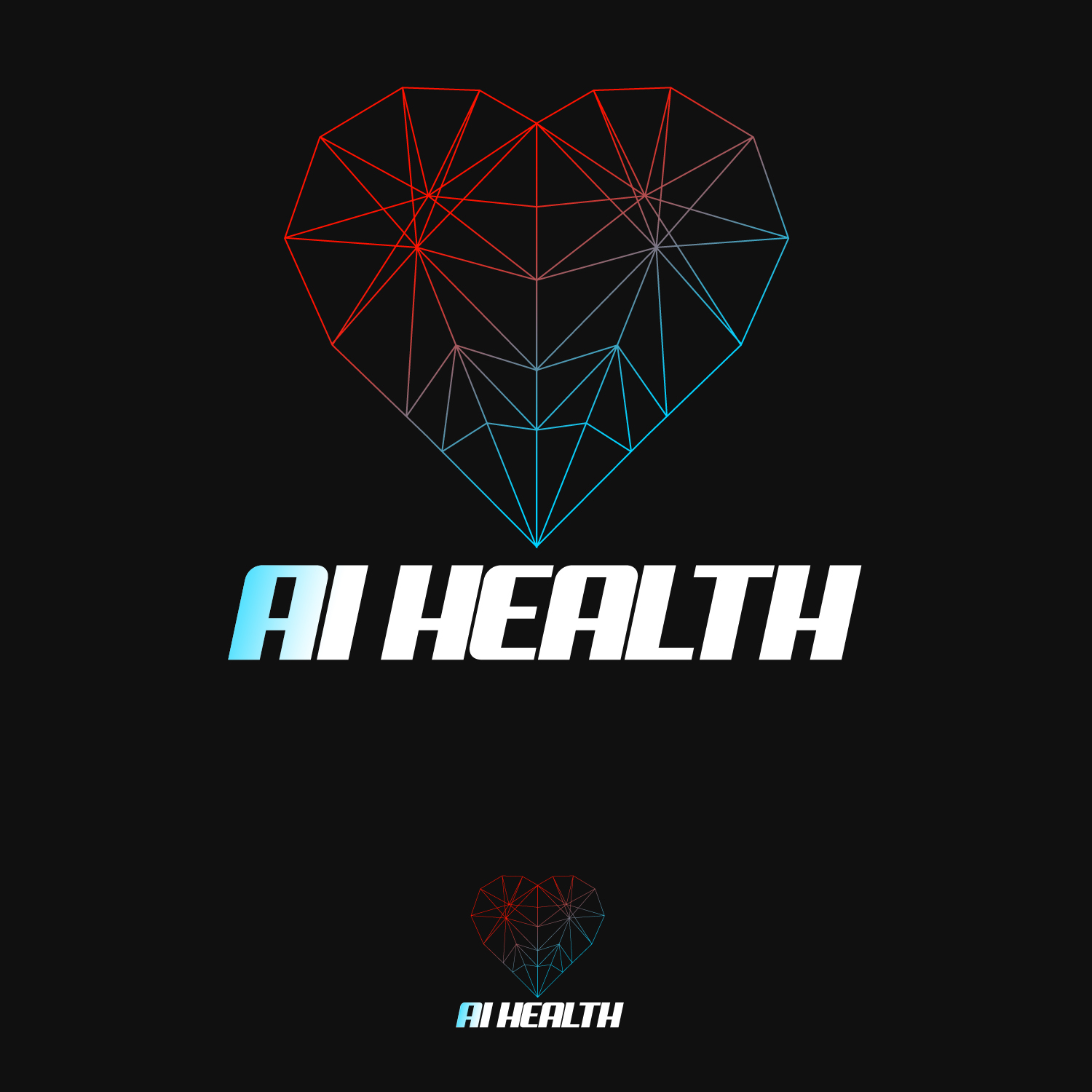 Logo Design by TAYYAR for AI Health | Design #12839778
