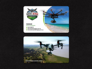 Aerial Imaging and photgraphy business card | Diseño de Tarjeta de Presentación por Sandaruwan