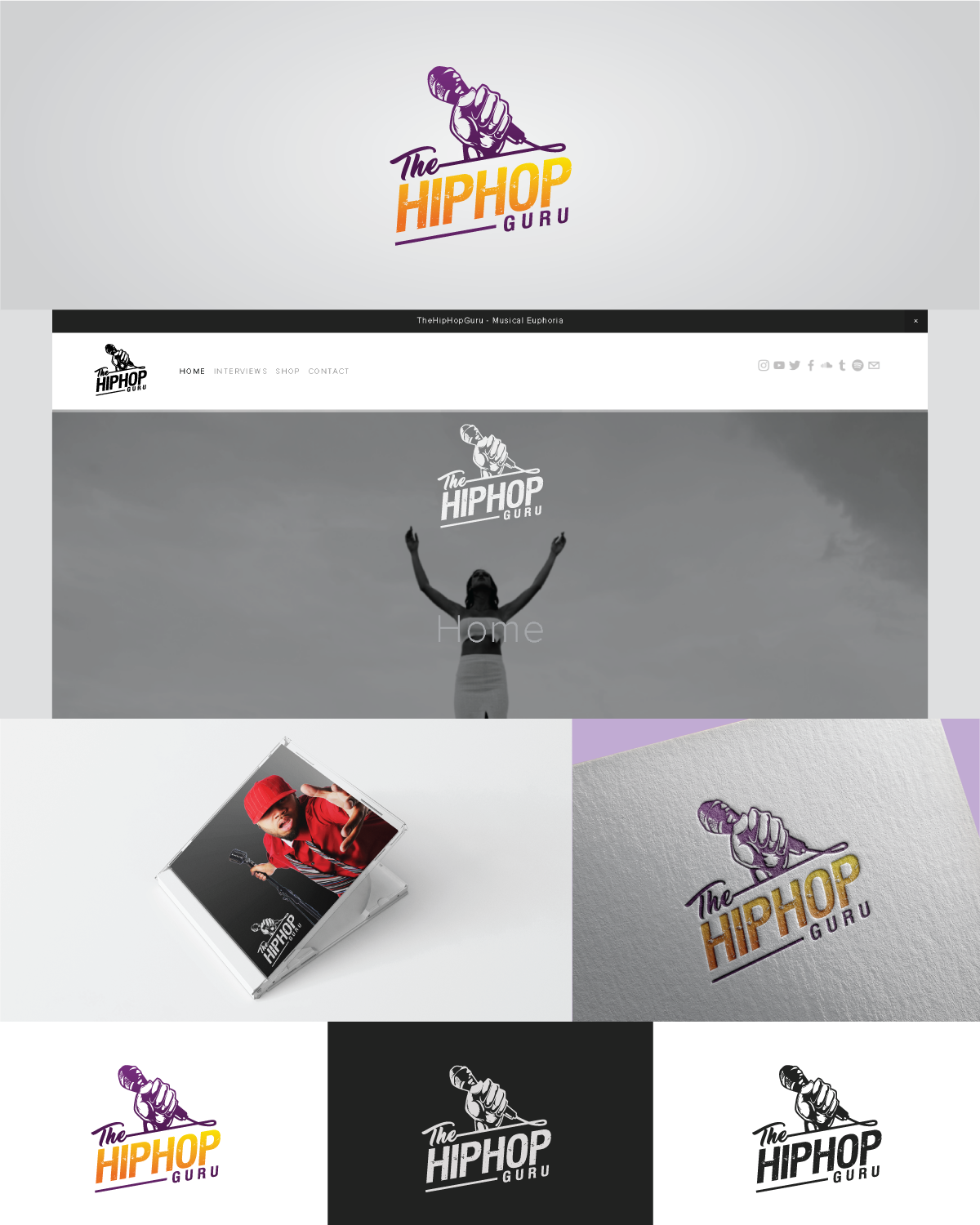Logo Design by Oriu for Thehiphopguru | Design #12936914