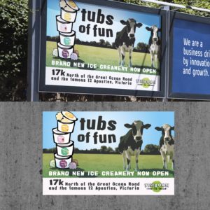 Signage Design by see why for Timboon Fine Ice cream | Design: #12836951
