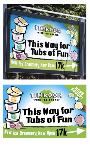 Signage Design by see why for Timboon Fine Ice cream | Design: #12850589
