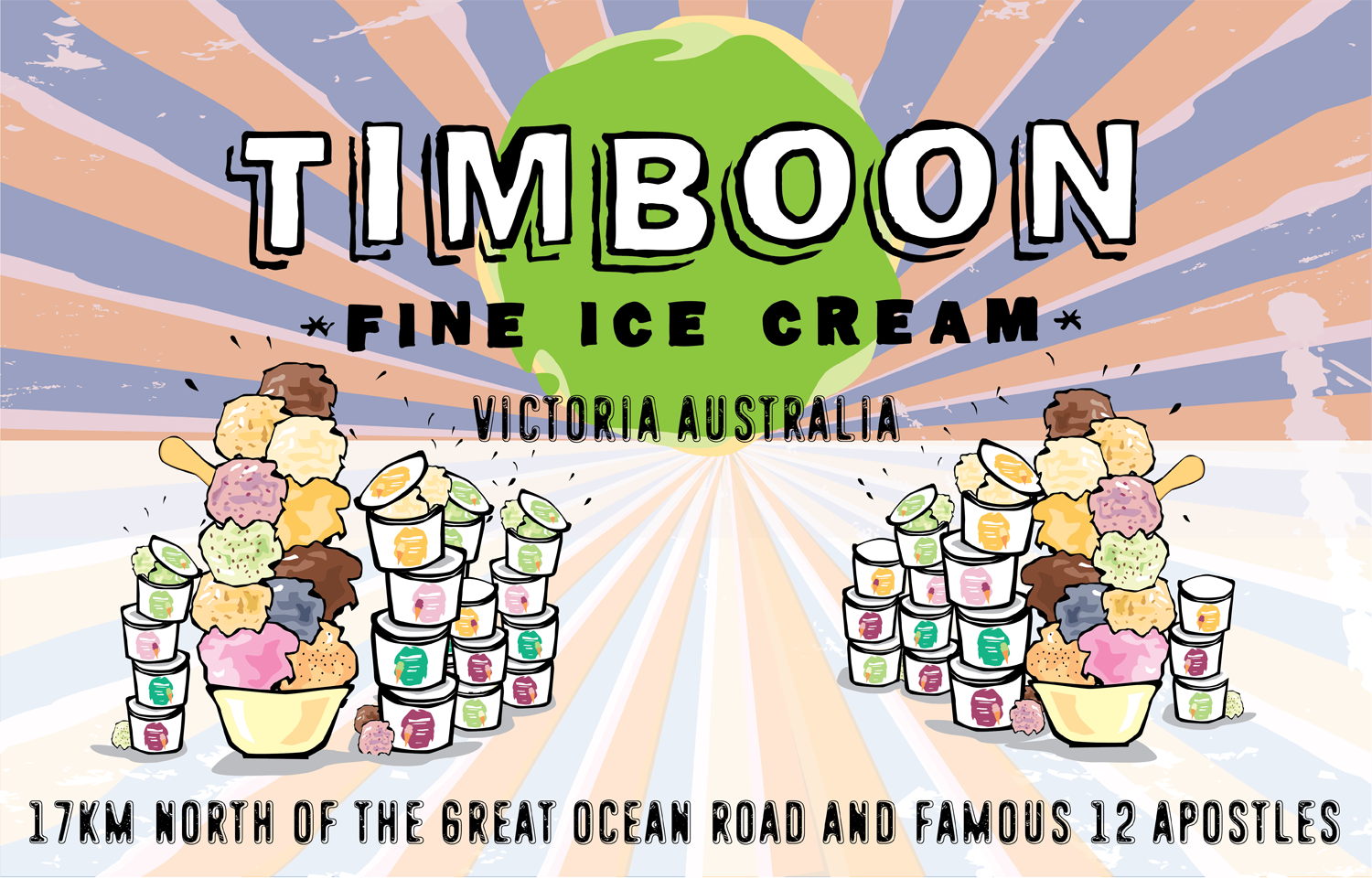 Signage Design by Creative Design Solutions for Timboon Fine Ice cream | Design #12853235