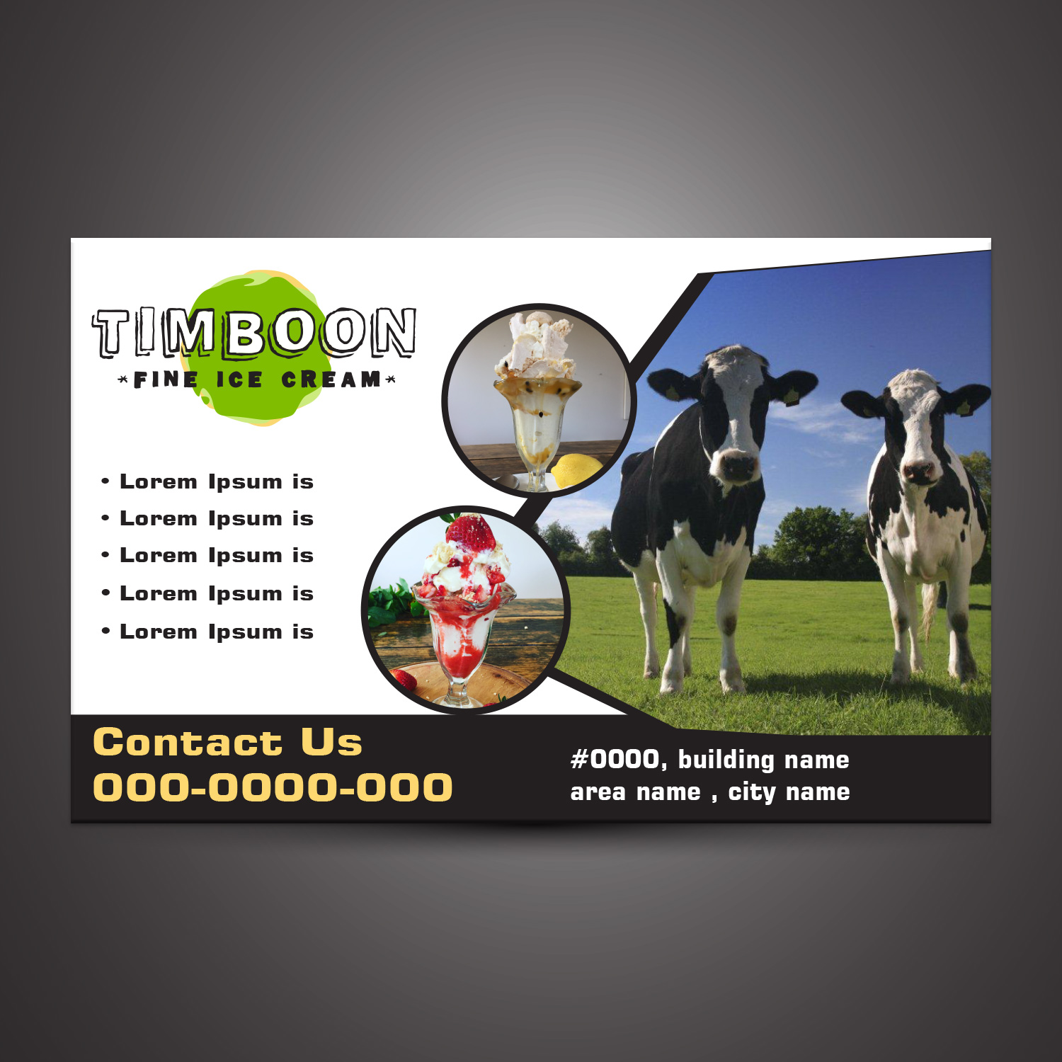 Signage Design by theblueart for Timboon Fine Ice cream | Design #12838424