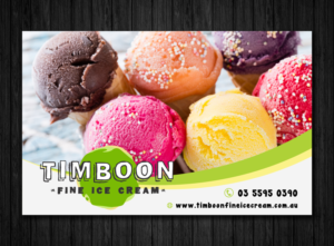 Design de Panneau par ecorokerz pour Timboon Fine Ice cream | Design #12835809
