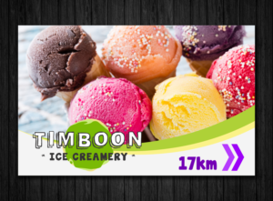 Signage Design by ecorokerz for Timboon Fine Ice cream | Design: #12842382