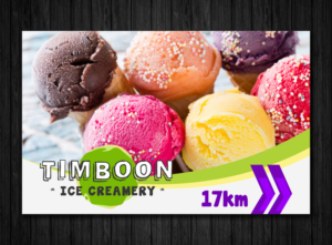 Signage Design by ecorokerz for Timboon Fine Ice cream | Design: #12842384