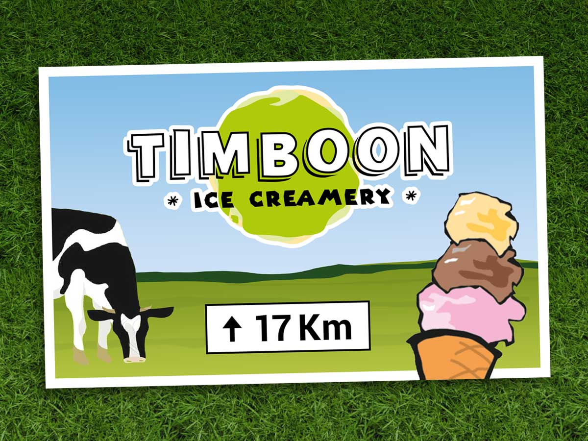 Signage Design by PRstudios for Timboon Fine Ice cream | Design: #12855097