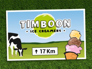 Signage Design by PRstudios for Timboon Fine Ice cream | Design: #12855097