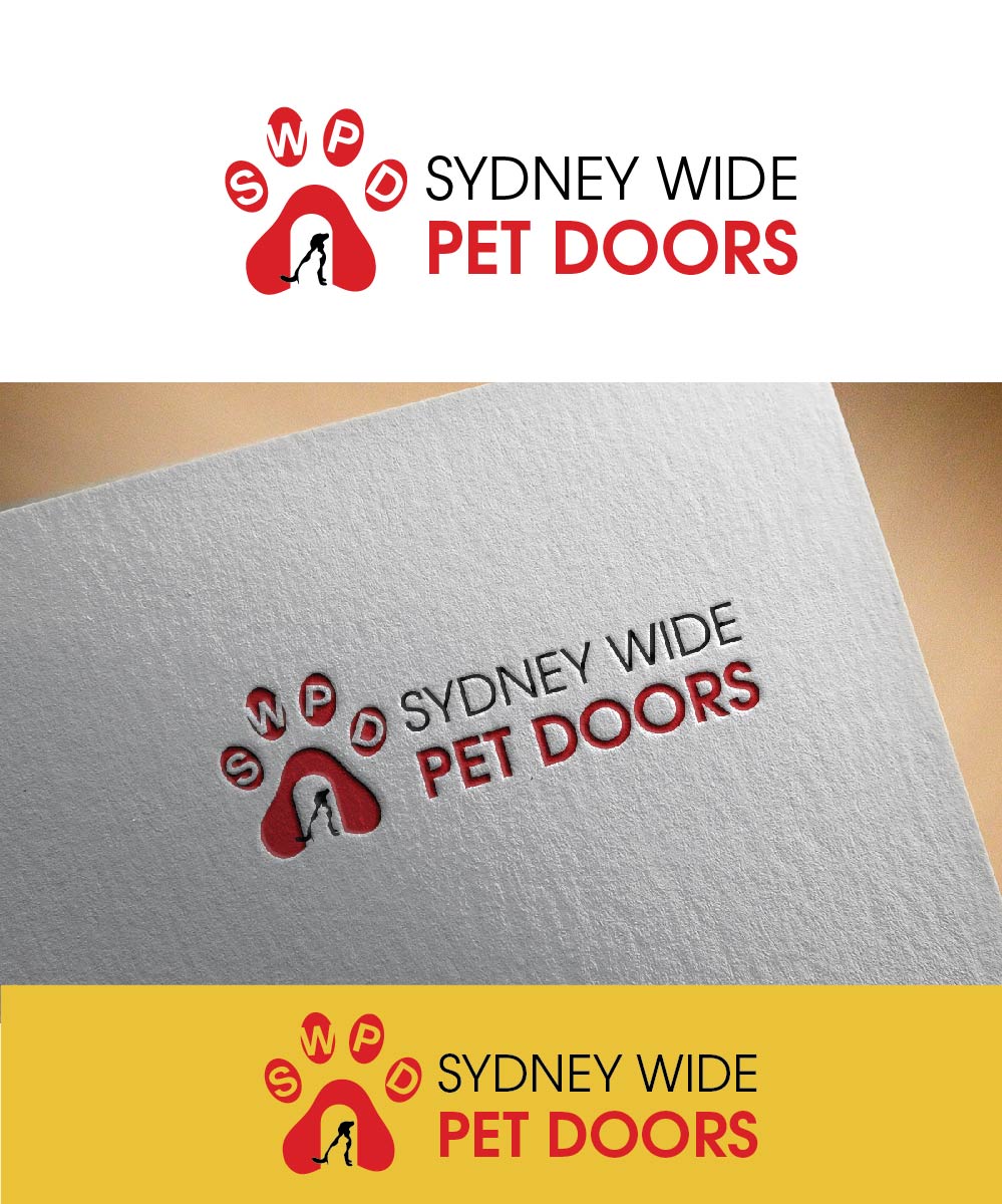 Logo Design by joliau for Sydney wide pet doors | Design #12844421