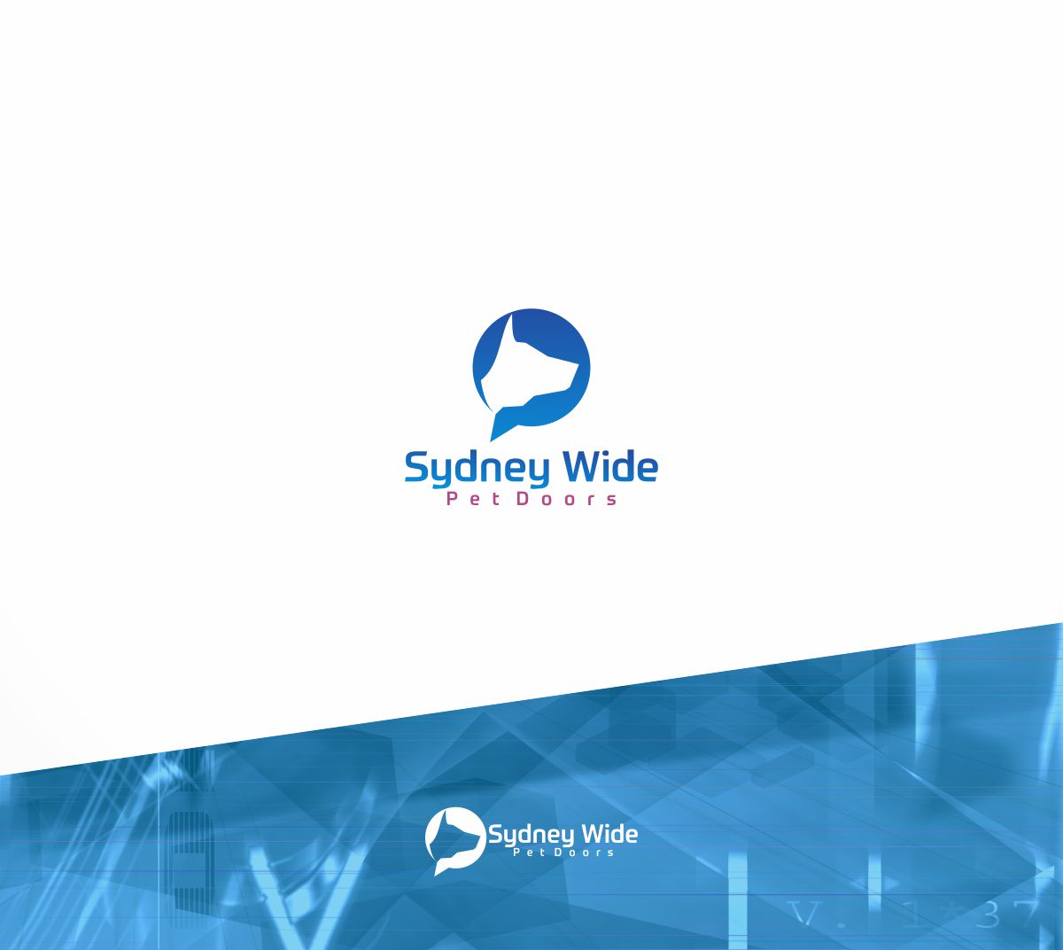 Logo Design by Paulsein for Sydney wide pet doors | Design #12853131