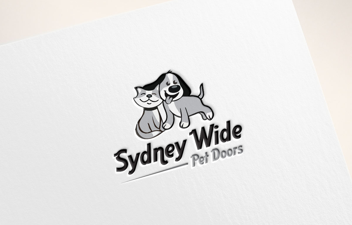 Logo Design by abstraxt for Sydney wide pet doors | Design #12840494