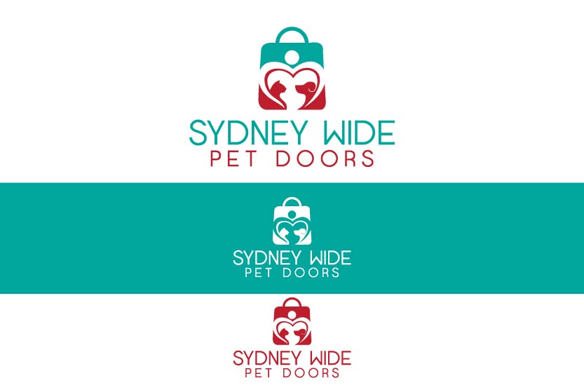 Logo Design by abstraxt for Sydney wide pet doors | Design #12840498