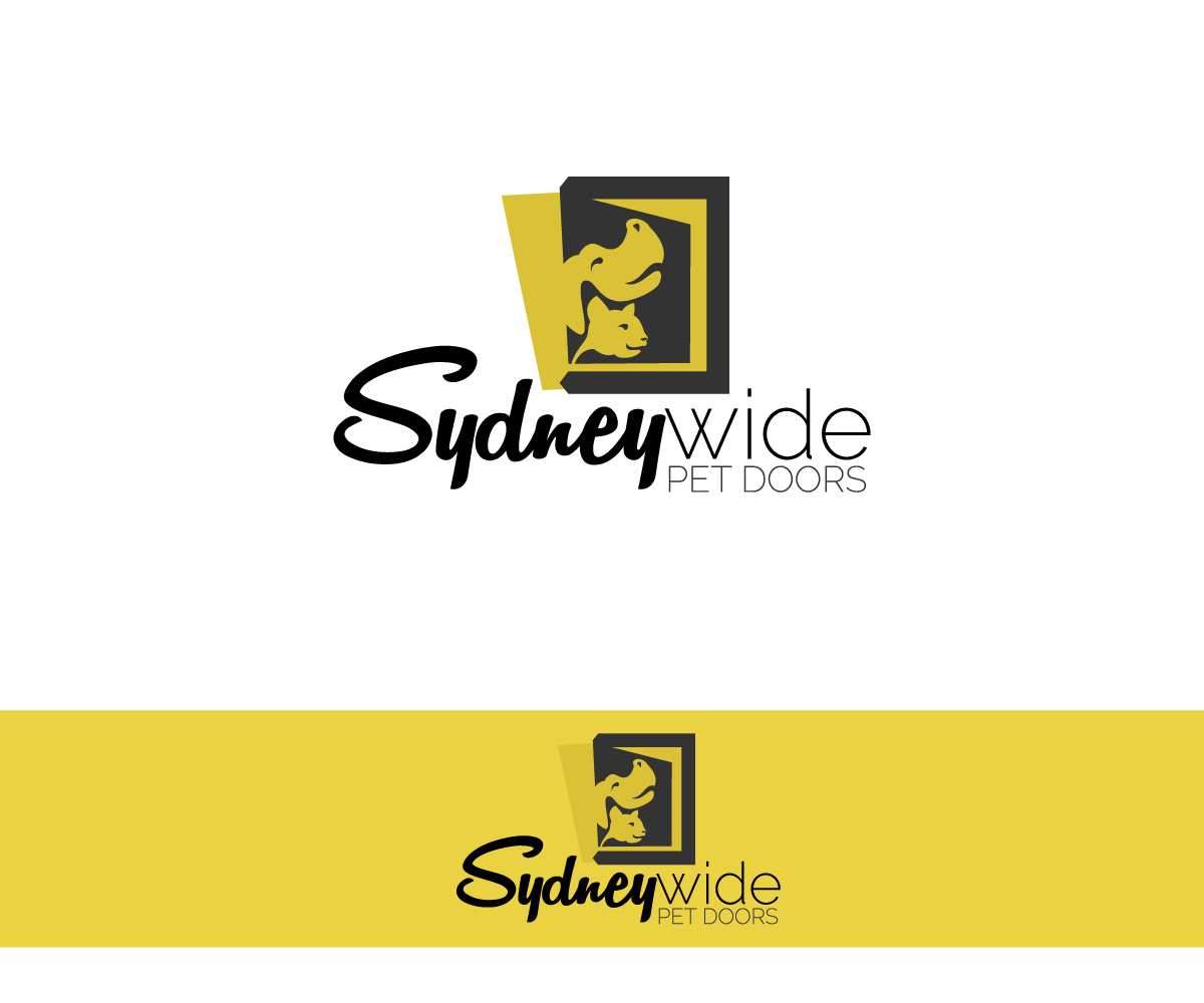 Logo Design by taufik_alrahman for Sydney wide pet doors | Design #12842937