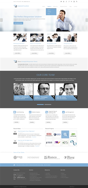 WordPress-Design von ASL Global für dieses Projekt | Design #2531988